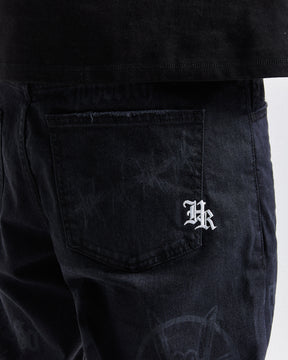 Ironchrome Denim Jeans - Black