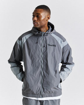 Galaxy Woven Jacket - Grey/Black