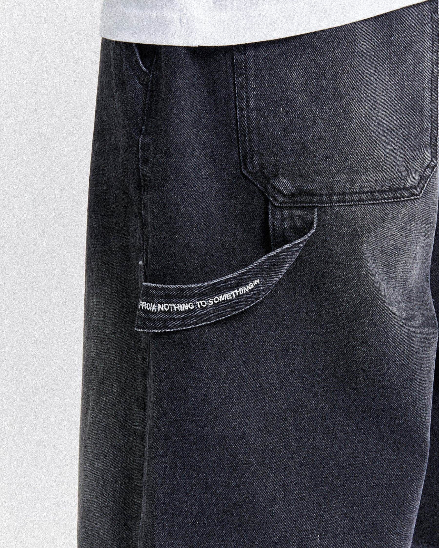 H Galaxy Denim Short - Black