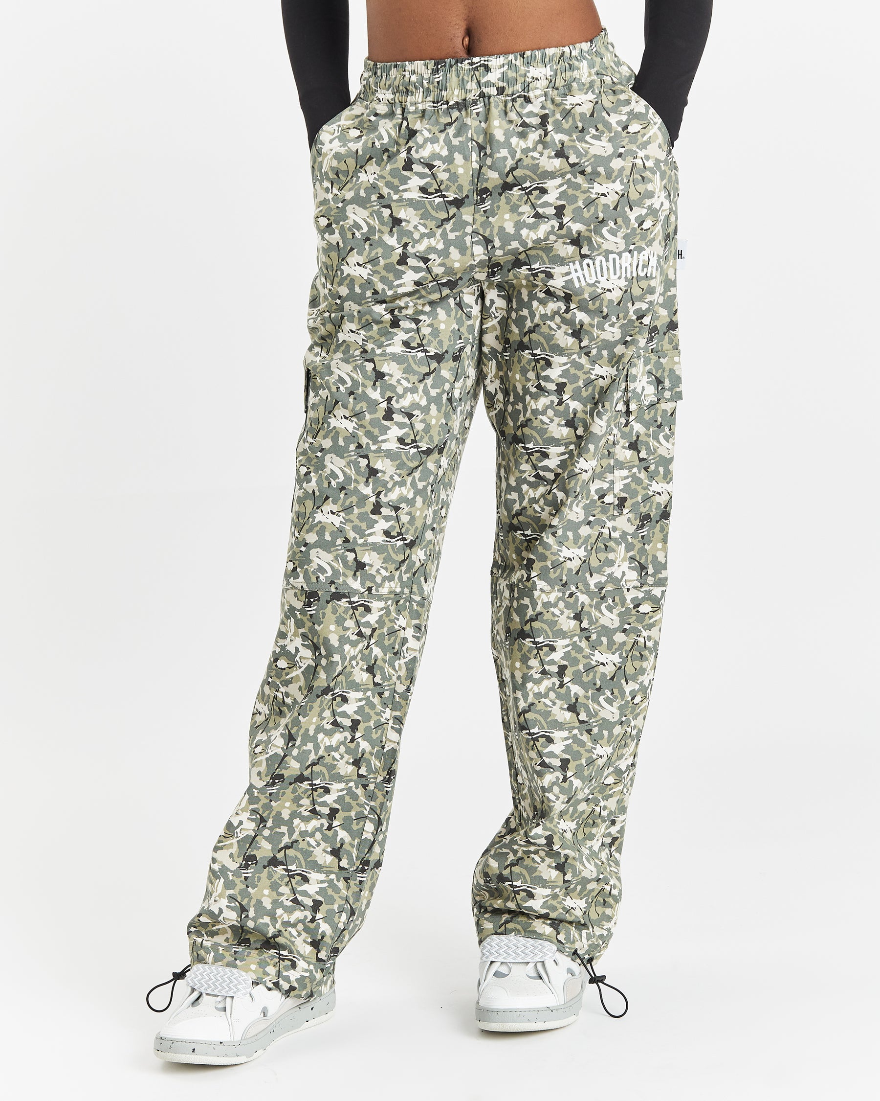 Covert Cargo Pants - Camo/White