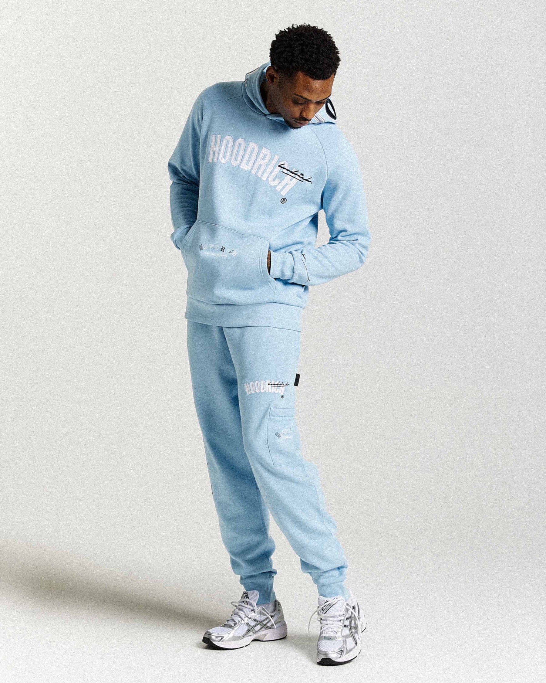 Heat Hoodie - Blue/White