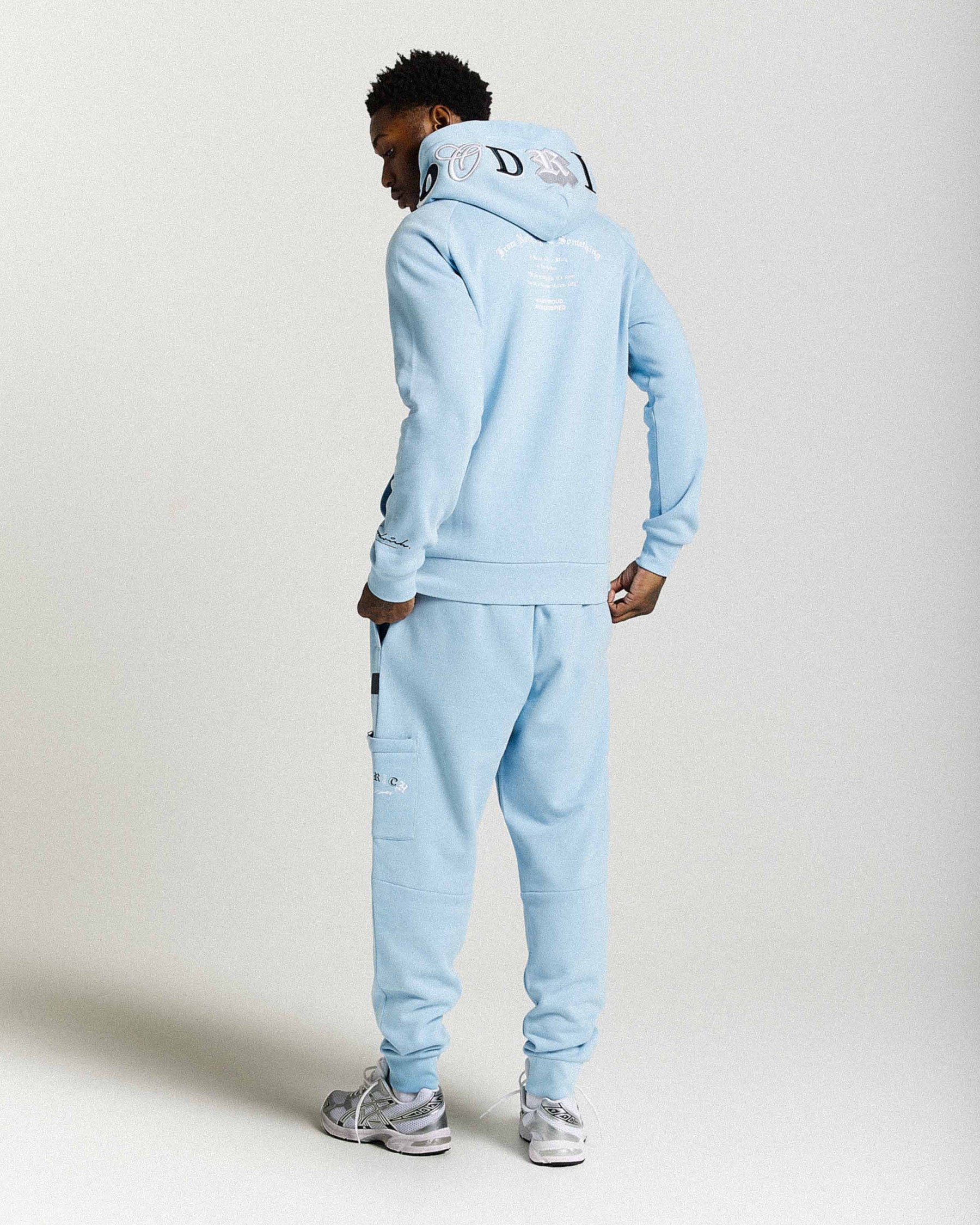 Heat Hoodie - Blue/White