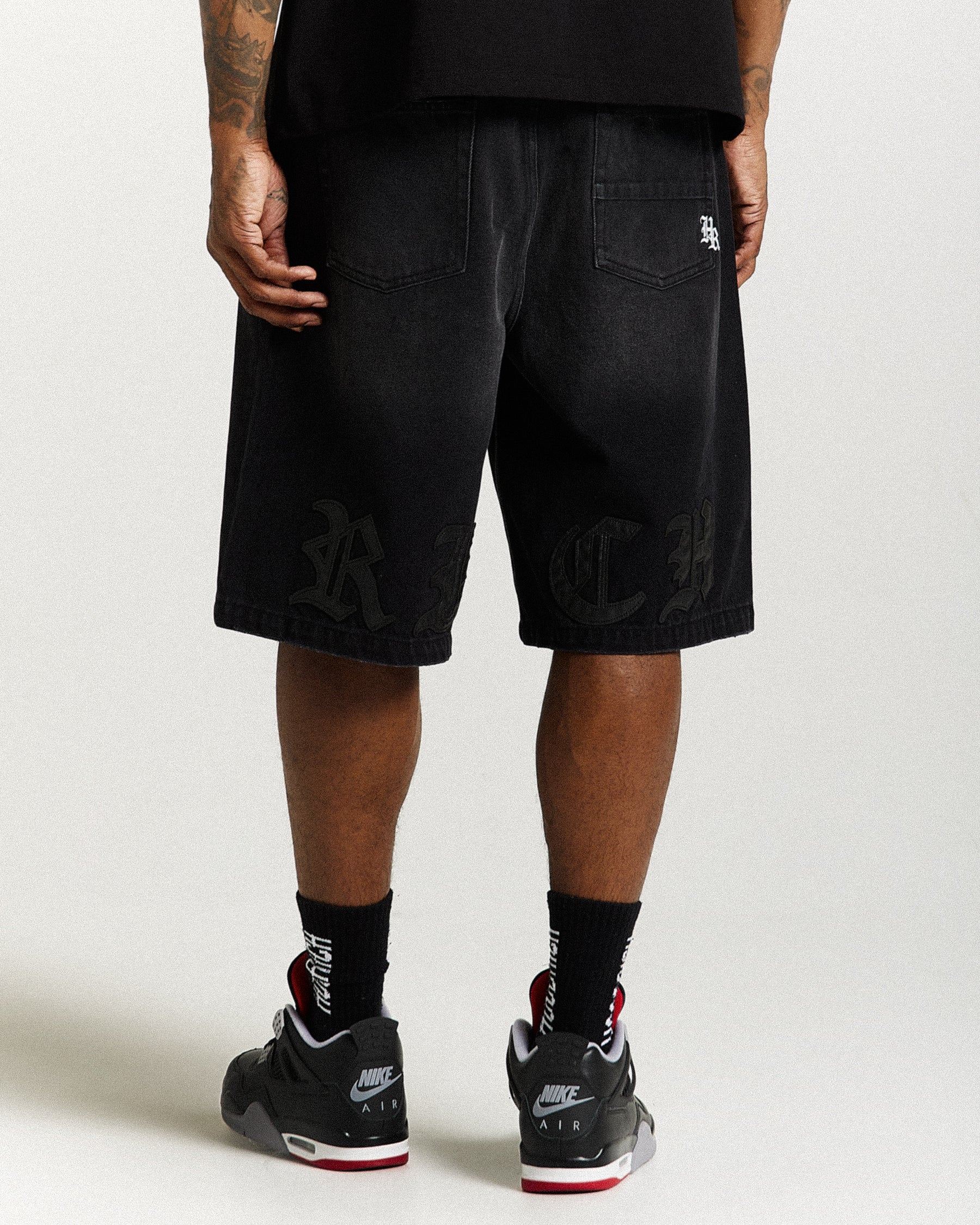 Inkline Denim Jort - Black Wash