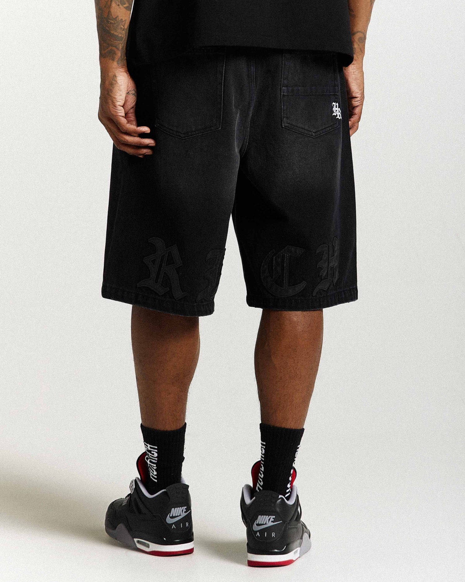 Inkline Denim Jort - Black Wash