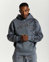 Guepard Oversized Hoodie - Grey/Black/White