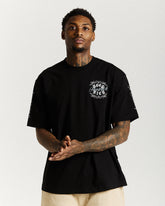 Rito Oversized T-Shirt - Black/White/Blue