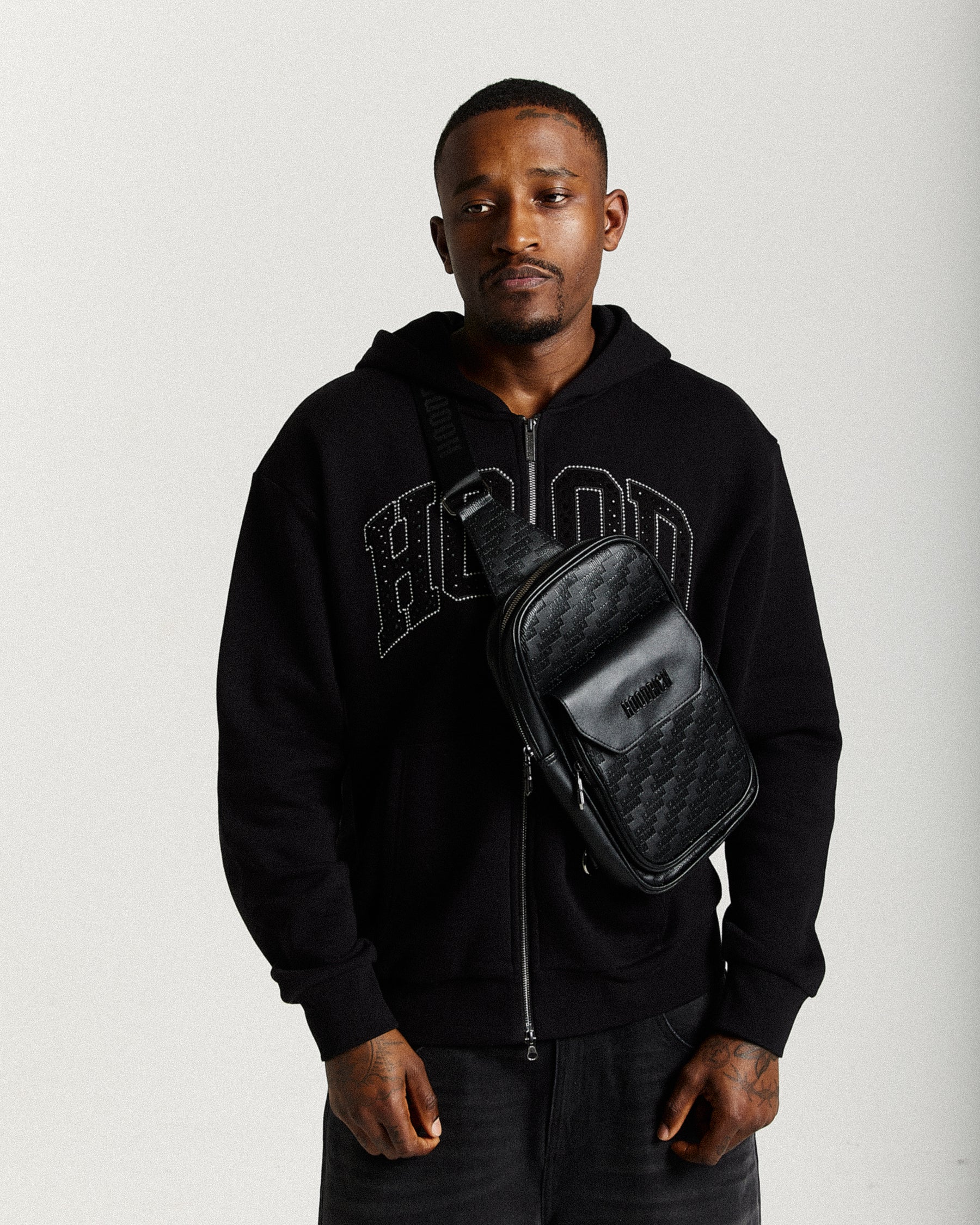 Carbon Sling Bag - Black