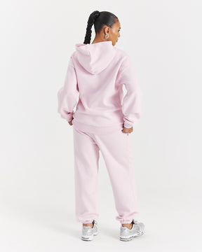 Lustre Oversized Joggers - Pink/Rhinestone