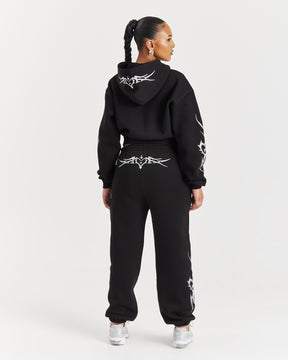 Spark Oversized Joggers - Black/Silver