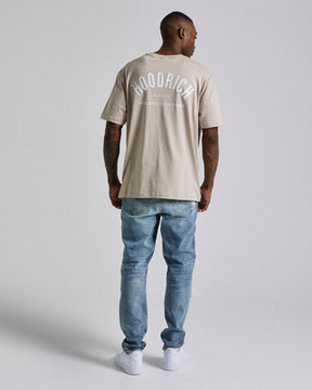 Volcano T-Shirt - Oxford Tan/White