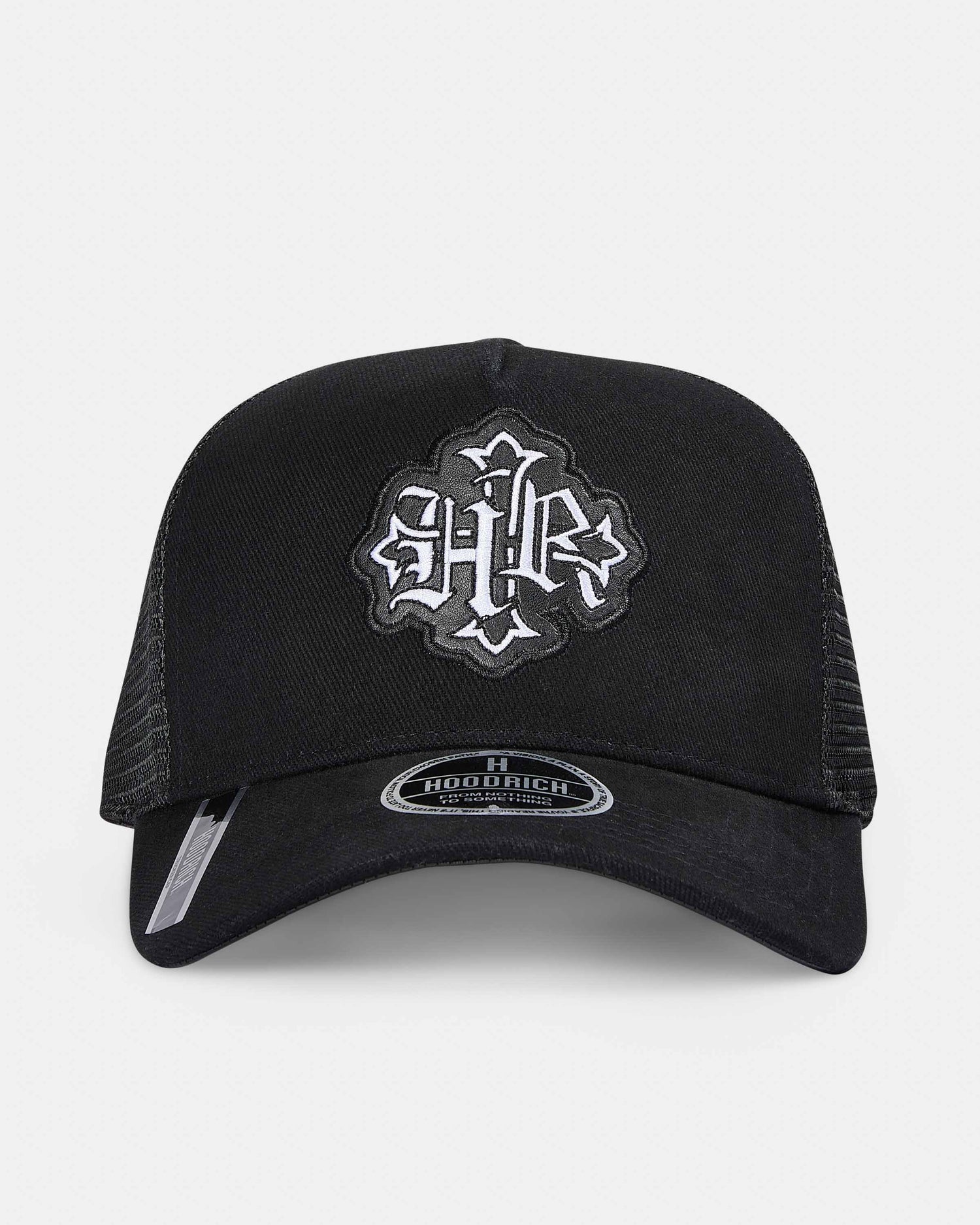 Virtux 5 Panel Trucker Cap - Black/White