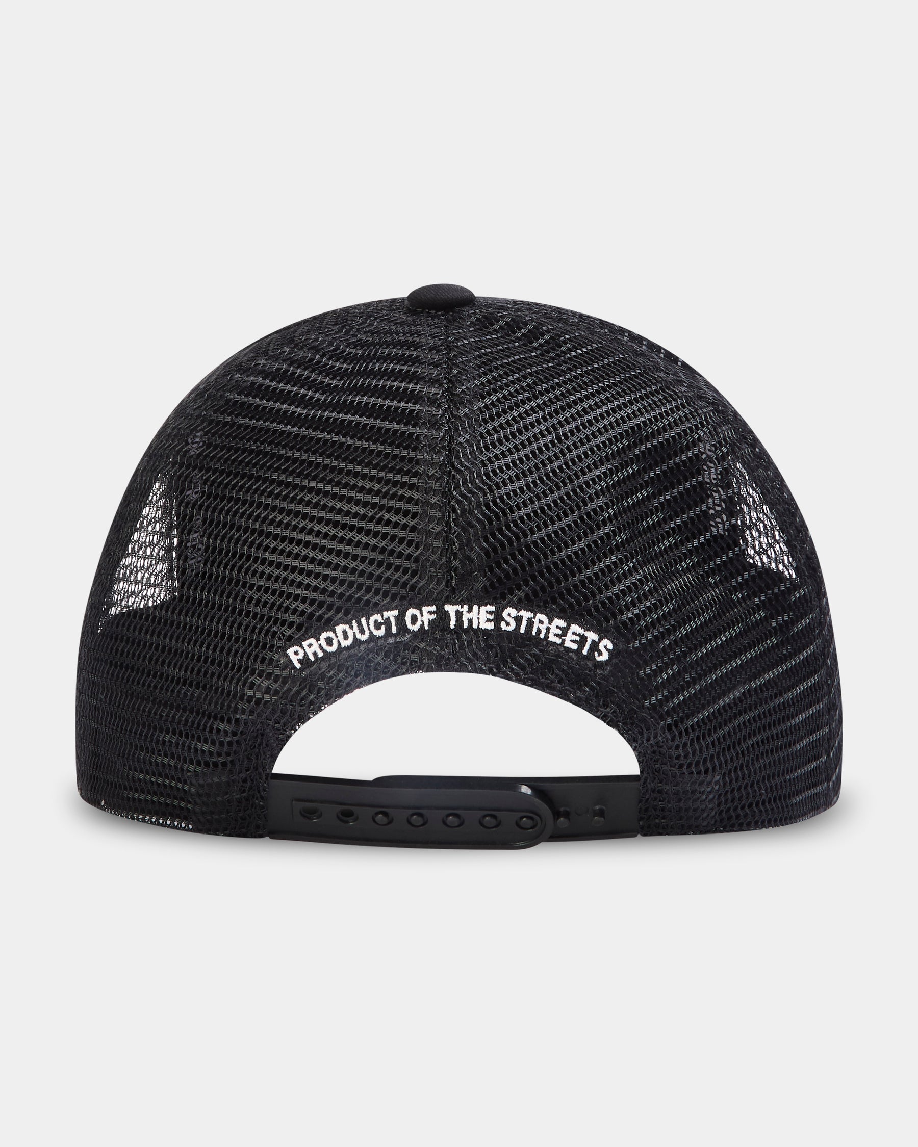 Helix 5 Panel Trucker Cap - Black/White