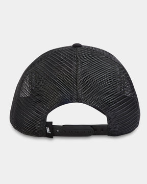 Chromatic 5 Panel Trucker Cap - Black