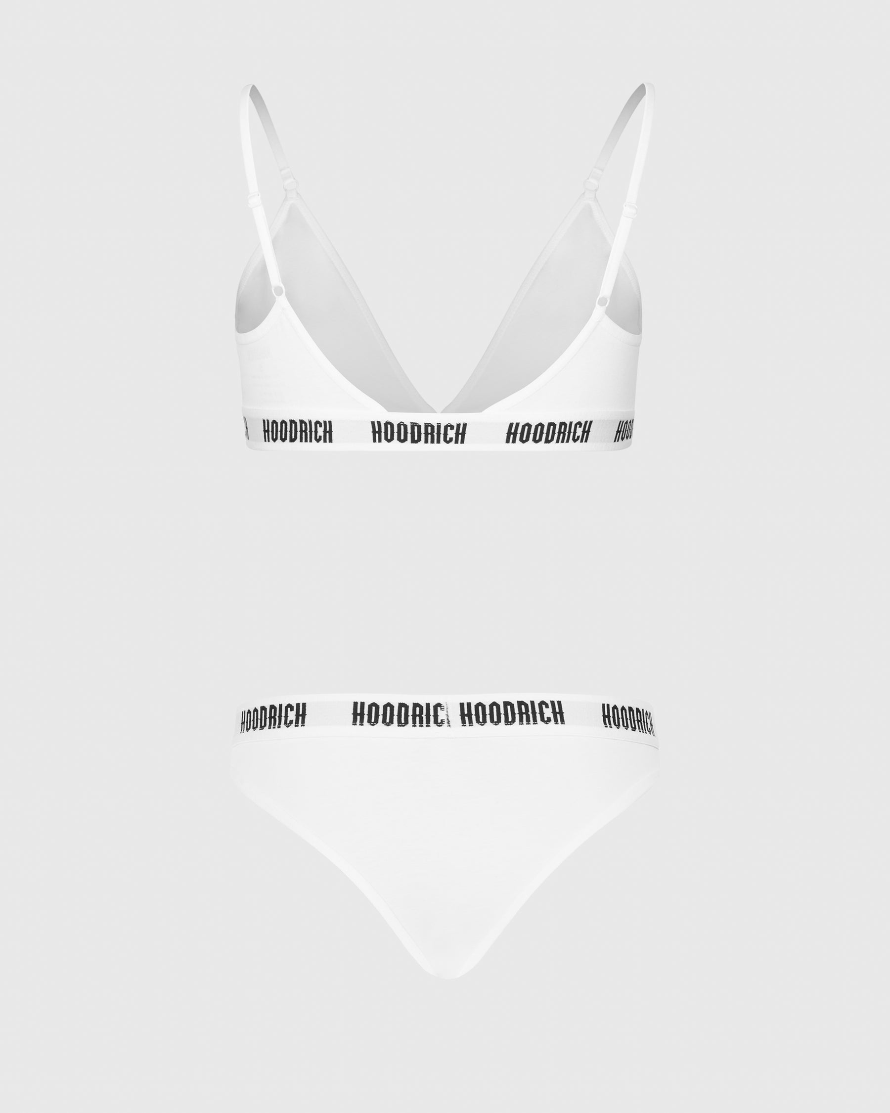 OG Core Triangle Bralette - White/Black